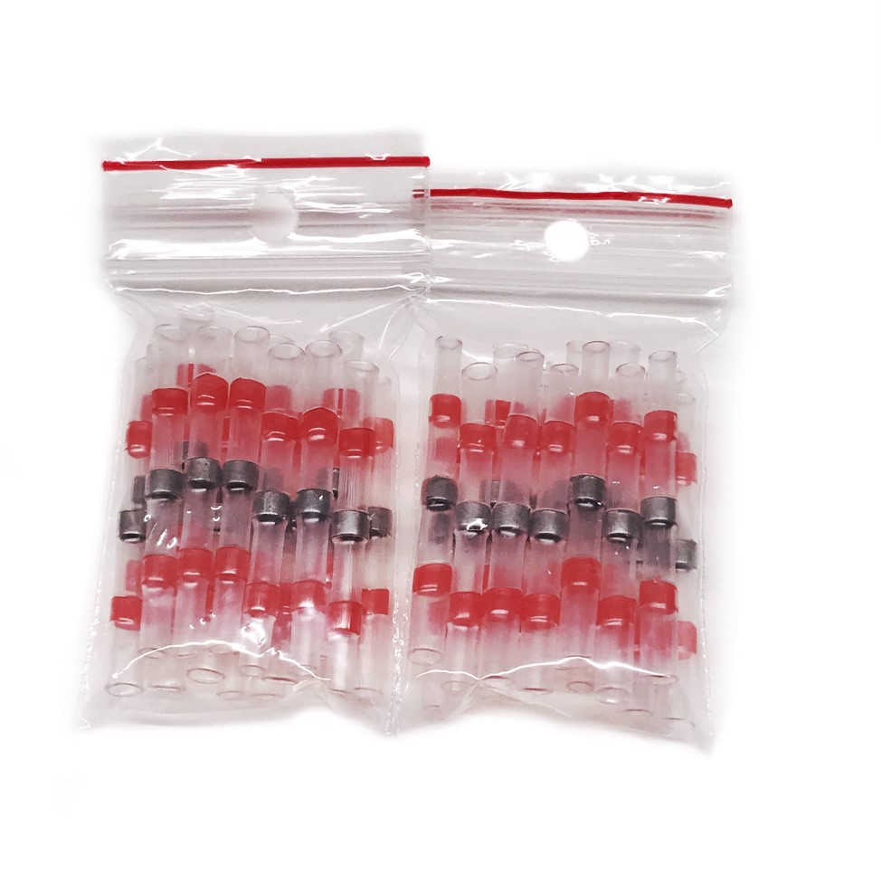 Samopájecí smršťovací spojka 20ks pro 0,5-1,5 mm2 lankový kabel